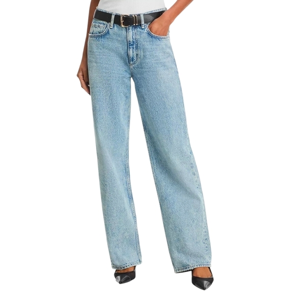 rag & bone Denim - rag & bone Shea High Rise Relaxed Straight Jeans - Size 32